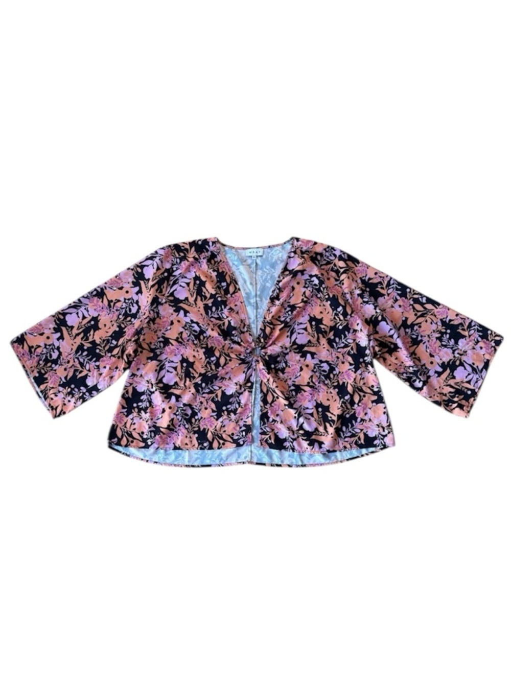 Wray Libra Top Night Garden Print Size 3XL